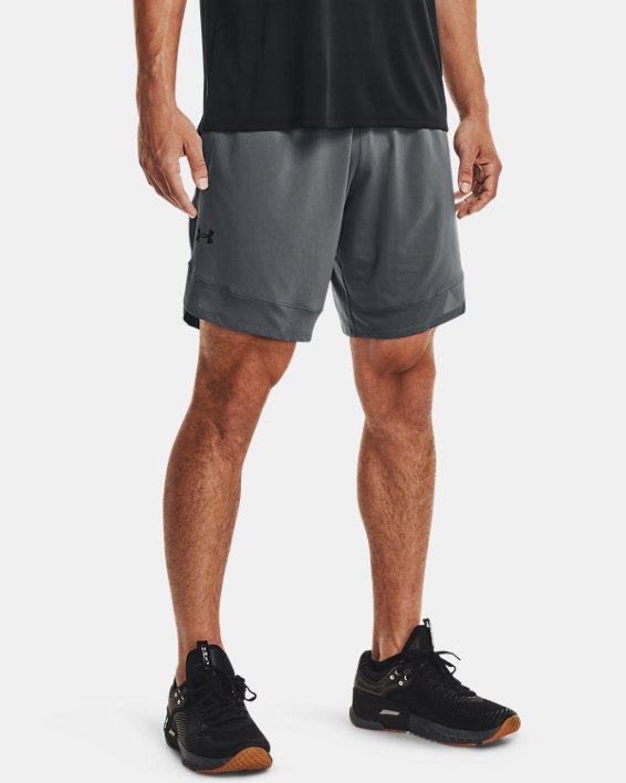 Men's UA Training Stretch Shorts, Gray, pdpMainDesktop image number 0